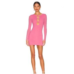 Superdown Bodycon Keyhole mini dress